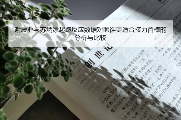 谢震业与苏炳添起跑反应数据对照谁更适合接力首棒的分析与比较
